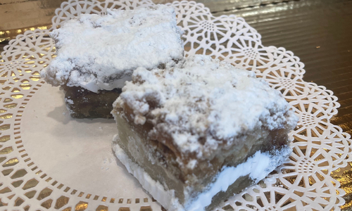 Apple Crumb Square